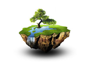 Green Homeland Environmental Protection Series Suspended Land HD Pictures (5 фото)