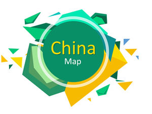 Przegląd map i map prowincji chińskich materiałów map ppt