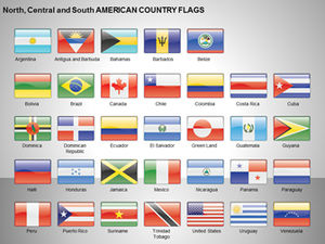 National flag ppt chart material