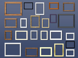 23 kinds of PPT photo frame material download