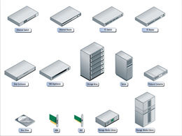 IT industry server cabinet hardware ppt material