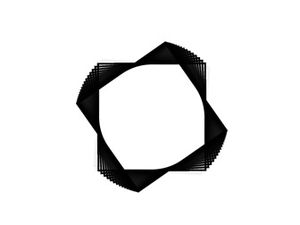 Magiczny kwadrat dynamiczny efekt otwarcia pokaż logo szablon filmu promocyjnego ppt