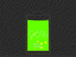 Cool ppt animation for mobile phone rechargeable battery screensaver