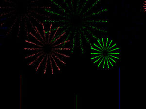 Șablon ppt efect de artificii de culoare jet de circulație