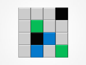 小方块彩色记忆ppt互动游戏下载