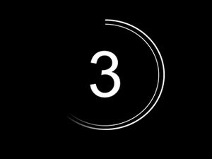 5 seconds super dazzling animation countdown ppt template
