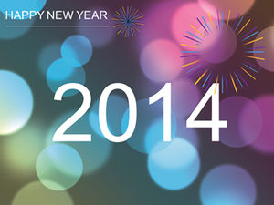 10 sekund odliczanie 2014 nowy rok fajerwerki kwitnące ppt efekty specjalne szablon