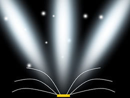 Lampu bersinar kunang-kunang terbang efek khusus animasi ppt