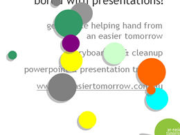 Multiple elastic ball ppt special effects template