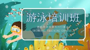 Sărbători curs de antrenament înot promoție înscriere introducere șablon ppt