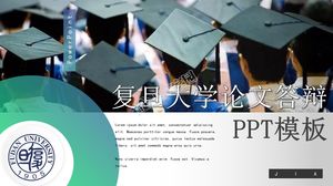Simple style graduation design thesis defense general ppt template