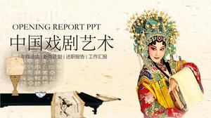 Chinese opera art promotion ppt template