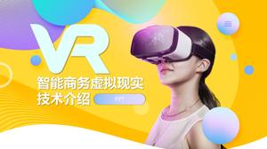 เทมเพลต ppt แนะนำเทคโนโลยีผลิตภัณฑ์ VR