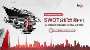 SWOT分析培训网络教育课程ppt模板