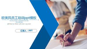 Șablon PPT de formare profesională pentru angajarea în afaceri albastre