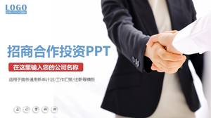 PPT template for investment cooperation and investment