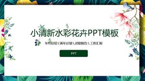 Flower plant forest ppt template