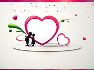 Cartoon Dynamic Tanabata Valentine's Day Slideshow Template