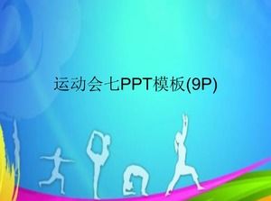 Modelo de PPT de reunião esportiva conciso azul