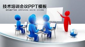 Teknik eğitim toplantısı PPT şablonu