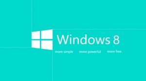 Windows8 basit ve özlü PPT şablonu