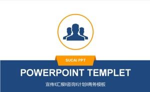 Business avatar simple business PPT template