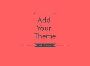 Fashion simple ppt template