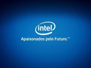 Modello PPT di promozione del senso della tecnologia Intel