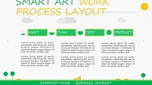 Green and fresh general refreshing PPT template