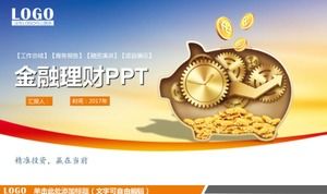 Orange business startup project presentation financing speech ppt template