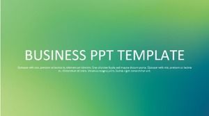 قالب PPT تقرير الأعمال الصغيرة الطازجة الخضراء