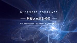 Technology sense blue simple business work summary report ppt template