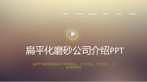 Flat matte simple business general company introduction ppt template Flat matte simple business general company introduction ppt template