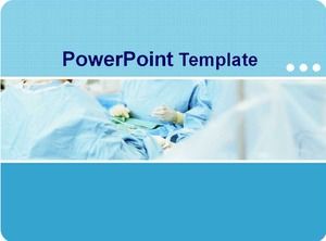 Operating table cover medical medical PPT template
