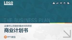 Prägnante High-End-Businessplan-ppt-Vorlage