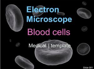 Download de modelo de PPT de medicina médica de fundo de célula