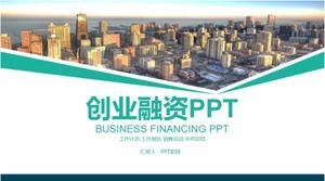 PPt-Vorlage für einen erfrischenden und kompakten Unternehmensfinanzierungsplan