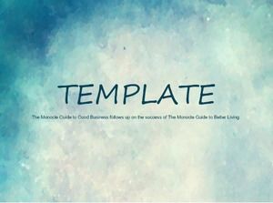 Refreshing and simple annual work plan ppt template
