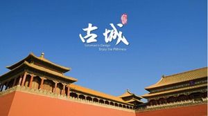 Landscape PPT template_Yishui Palace
