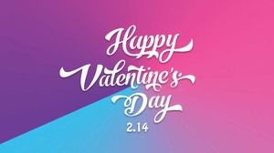 Simple atmosphere Valentine's Day ppt template