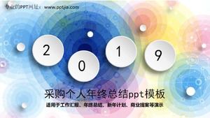 Purchasing personal year-end summary ppt template Purchasing personal year-end summary ppt template