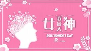 Simple and creative Women's Day PPT template