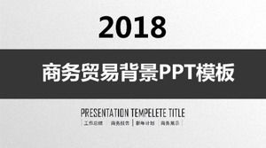 Business trade background PPT template download
