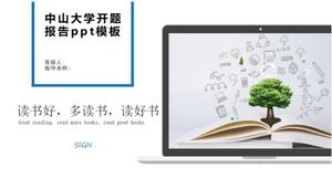 Sun Yat-sen University opening report ppt template