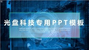 Plantilla PPT especial de tecnología de CD