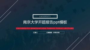 Nanjing University opening report ppt template