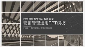 Plantilla PPT general de gestión de marketing: plan de proyecto de marketing