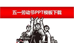 1 maja szablon PPT Święto Pracy do pobrania