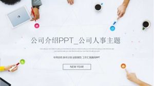 Apresentação da empresa PPT_Tema de pessoal da empresa