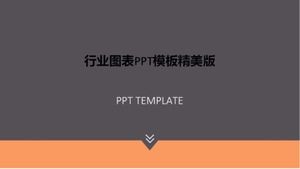 Branchendiagramm PPT-Vorlage exquisite Version